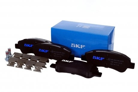 Колодки тормозные дисковые (комплект 4 шт) SKF VKBP 80040 (фото 1)