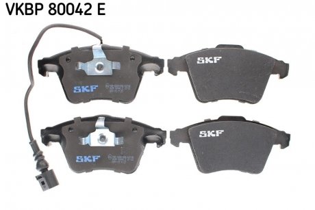 Гальмівні колодки дискові (комплект 4 шт) SKF VKBP 80042 E (фото 1)