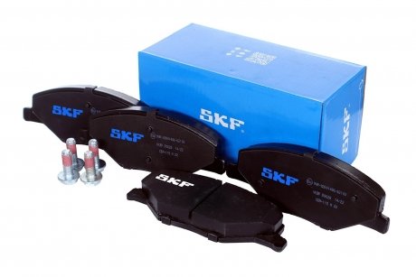 Гальмівні колодки дискові (комплект 4 шт) SKF VKBP 80628 (фото 1)