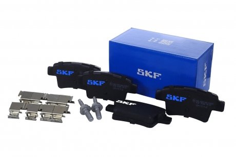 Колодки гальмівні дискові (комплект 4 шт) SKF VKBP 90088 (фото 1)