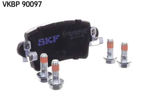 Колодки тормозные дисковые (комплект 4 шт) SKF VKBP 90097