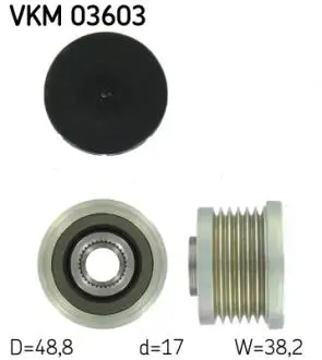 Муфта генератора SKF VKM 03603