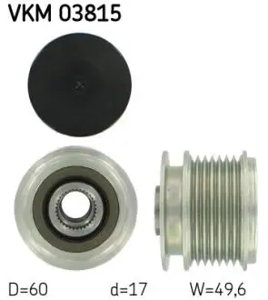 Шкив генератора SKF VKM03815