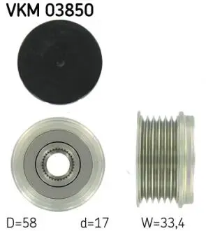 Механизм свободного хода генератора SKF VKM 03850