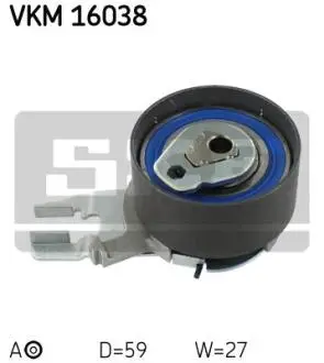 Натяжной ролик, ремень грм SKF VKM 16038