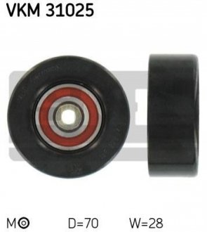 Натяжний ролик, полікліновий ремінь SKF VKM 31025 (фото 1)