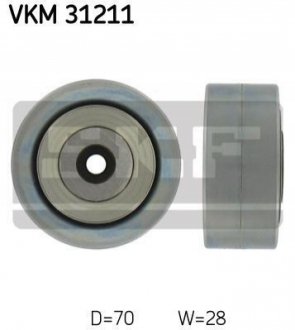 Паразитний / провідний ролик, полікліновий ремінь SKF VKM 31211 (фото 1)