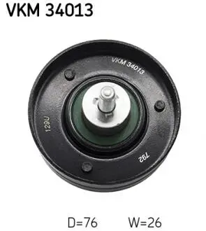 Паразитний / провідний ролик, полікліновий ремінь SKF VKM 34013