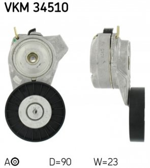Натяжний ролик, полікліновий ремінь SKF VKM 34510