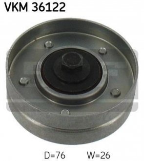 Паразитний/провідний ролик, полікліновий ремень SKF VKM 36122 (фото 1)