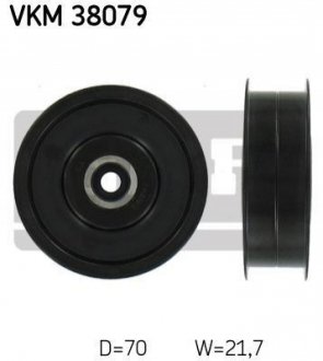 Паразитний / провідний ролик, полікліновий ремінь SKF VKM 38079