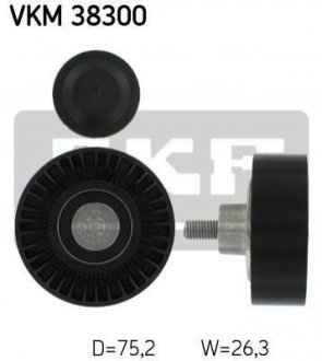 Bmw ролик m54 e60, e65, e83 03- SKF VKM 38300 (фото 1)