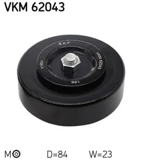 Натяжний ролик, полікліновий ремень SKF VKM 62043