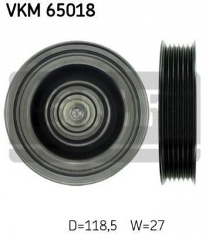 Паразитний/провідний ролик, полікліновий ремень SKF VKM 65018 (фото 1)