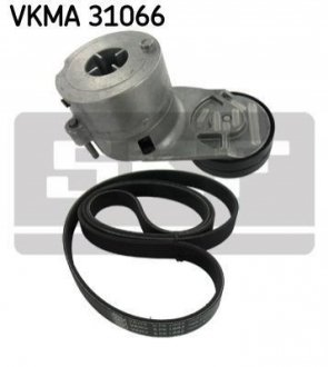 Комплект полікліновий (ремінь+ролики) SKF VKMA 31066