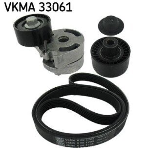 Полікліновий ремінний комплект SKF VKMA 33061