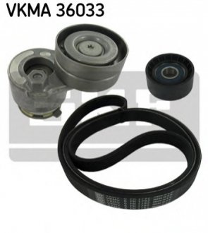 Полікліновий ремінний комплект SKF VKMA 36033 (фото 1)