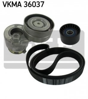 Полікліновий ремінний комплект SKF VKMA 36037 (фото 1)