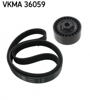 Поликлиновой ременный комплект SKF VKMA 36059