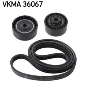 Полікліновий ремінний комплект SKF VKMA 36067 (фото 1)