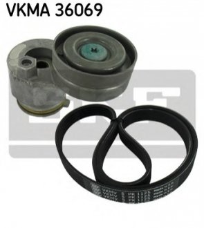 Полікліновий ремінний комплект SKF VKMA 36069 (фото 1)