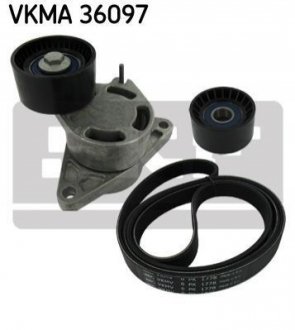 Поликлиновой ременный комплект SKF VKMA 36097