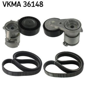 Поликлиновой ременный комплект SKF VKMA 36148