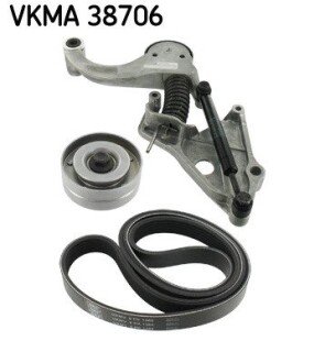 Комплект (ремень+ролики) SKF VKMA 38706