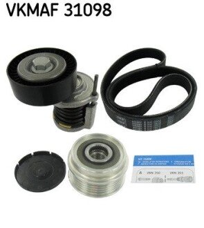 Комплект доріжкового ременя SKF VKMAF 31098