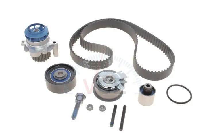 Фото 1 - Водяной насос + комплект зубчатого ремня SKF VKMC 01259-1 Водяной насос + комплект зубчатого ремня SKF VKMC 01259-1 (фото 1)