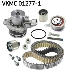 Роликовый модуль натяжителя ремня (ролик, ремень, помпа) SKF VKMC 01277-1