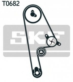 Водяний насос + комплект зубчастого ремня SKF VKMC 93616 (фото 1)