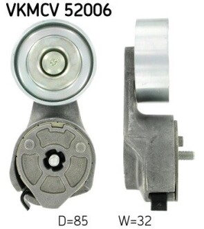 Натяжний ролик, полікліновий ремінь SKF VKMCV 52006