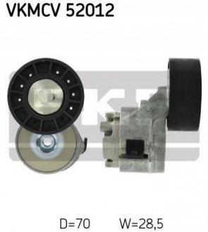 Натяжной ролик, поликлиновой ремень SKF VKMCV 52012 (фото 1)