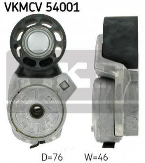 Натяжной ролик, поликлиновой ремень SKF VKMCV 54001