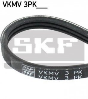 Ремень поликлиновый 3pk648 ford orion 1,8d 89-93 SKF VKMV 3PK648 (фото 1)