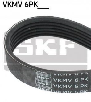Ремінь полікліновий 6pk1293 SKF VKMV 6PK1293 (фото 1)