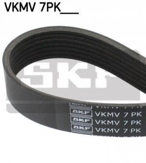 Ремінь полікліновий 7pk1580 SKF VKMV 7PK1580