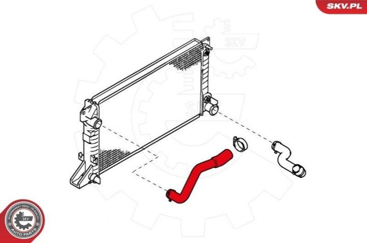 Патрубки системы охлаждения Skv Germany 24SKV334 (фото 1)