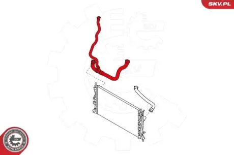Патрубки системы охлаждения Skv Germany 24SKV335