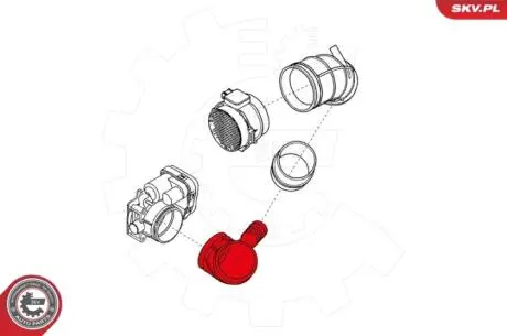 Воздушный патрубок Skv Germany 24SKV480