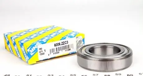 Підшипник (30x55x13) SNR 6006.ZZC3