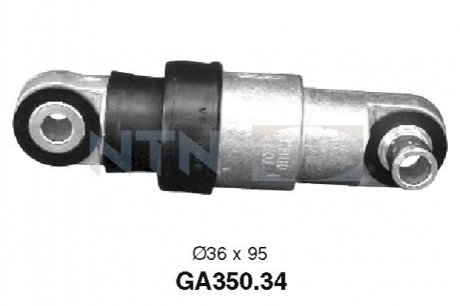 Натяжний ролик, полікліновий ремінь SNR GA350.34 (фото 1)
