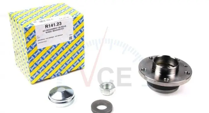 Ступица задняя с подшипником OPEL COMBO D 12-,Combo 11-18; FIAT DOBLO II (152, 263) 10-,DOBLO 09-16 SNR R141.23 (фото 1)