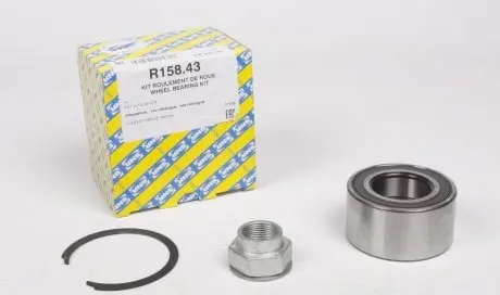 Подшипник ступицы передний комплект ALFA ROMEO MITO 08-18, CITROEN NEMO 08-, FIAT QUBO 08- SNR R158.43