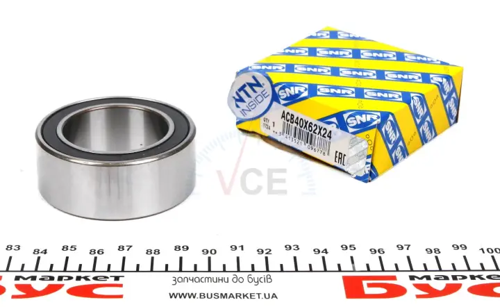 Підшипник SNR ACB40X62X24 (фото 1)