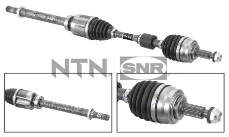 Піввісь у зборі SNR DK55.212