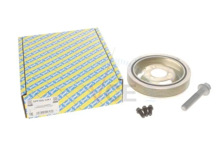 Фото 1 - Ремінний шків, колінчастий вал SNR DPF359.33K1 Ремінний шків, колінчастий вал SNR DPF359.33K1 (фото 1)