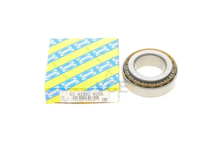Підшипник кпп renault quashqai/tiida/clio/megane/laguna 03- (30x55x17.05) втор. вал, tl4 SNR EC 41902 H206 (фото 1)