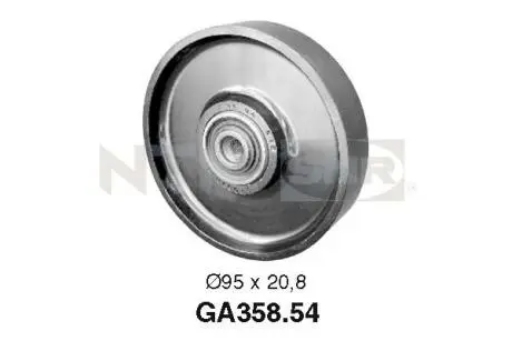 Паразитный/ведущий ролик, поликлиновый ремень SNR GA35854